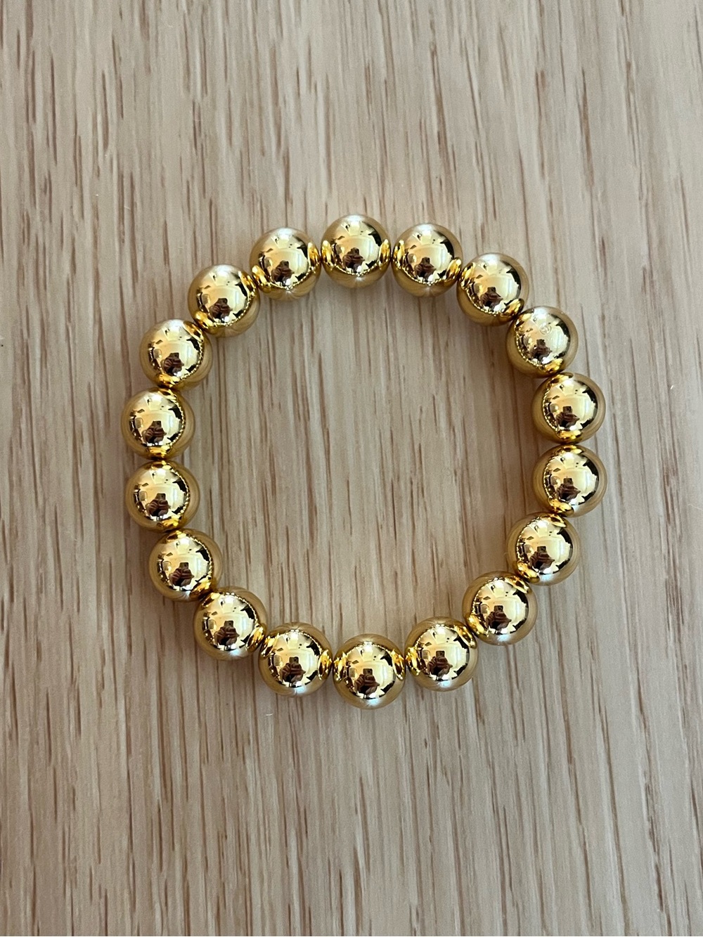 Gorjana 18k Gold Plated Beaded Stretch Bracelet
